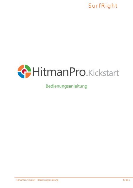 HitmanPro.Kickstart FAQ - SurfRight