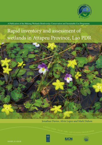 A rapid inventory and assessment of Wetlands in - Mekongwetlands ...