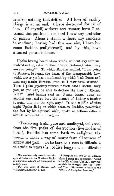 Texts from the Buddhist canon : commonly known as Dhammapada