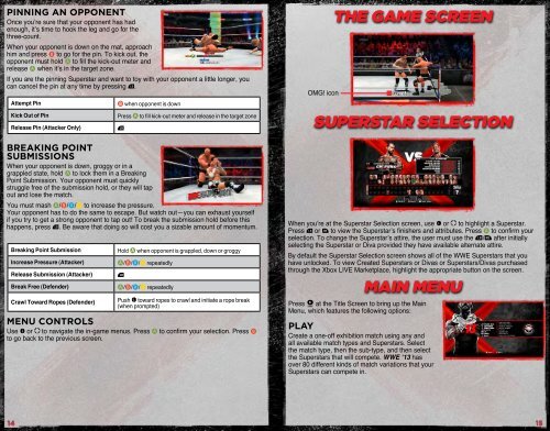 Click here to download the WWE '13 Manual - Everything on WWE ...