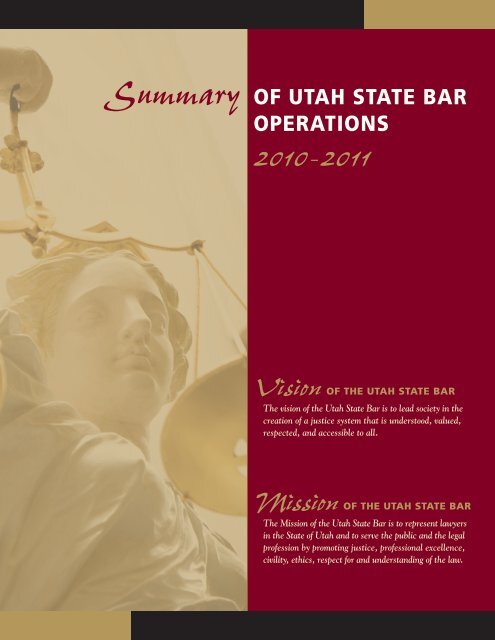 Summary - the Utah State Bar
