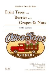 Fruit Trees ... Berries ... Grapes & Nuts - Otto and Sons Nursery