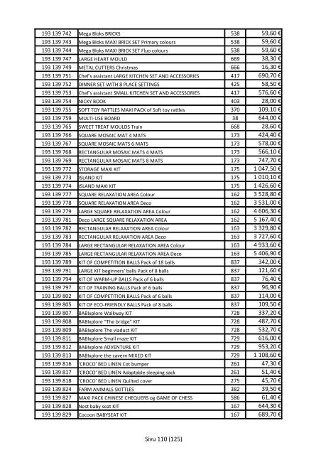 Oppien Oy hinnasto 1.4.2012-31.3.2013