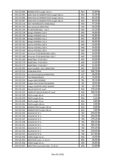 Oppien Oy hinnasto 1.4.2012-31.3.2013