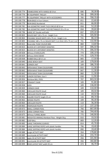 Oppien Oy hinnasto 1.4.2012-31.3.2013