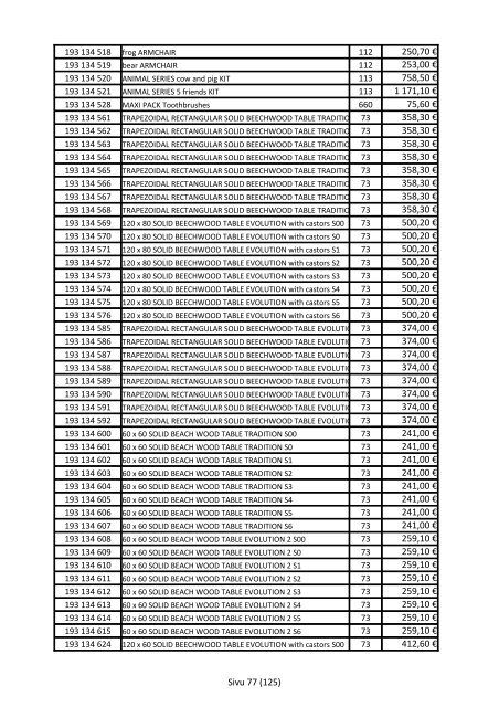 Oppien Oy hinnasto 1.4.2012-31.3.2013