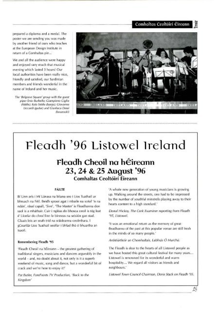 Comhaltas Archive