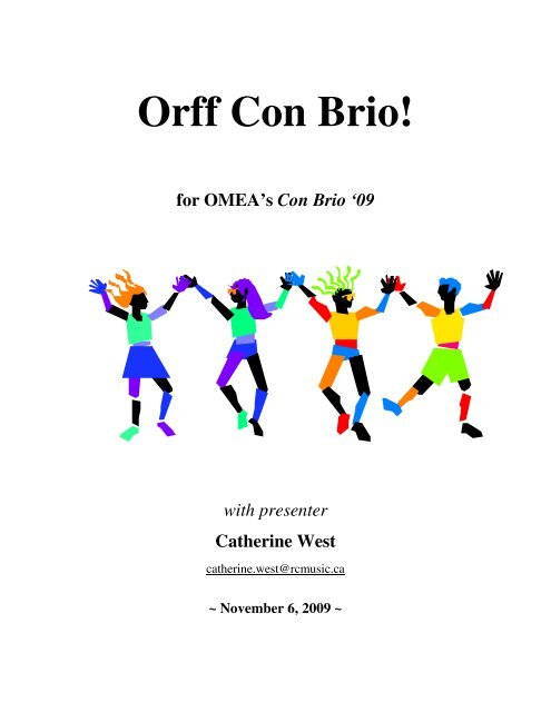 Orff Con Brio!