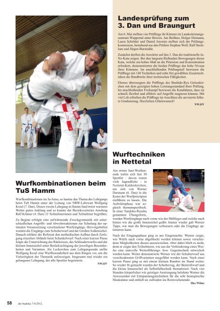 Deutsche Meister- schaften im Jiu Jitsu in Krefeld - Dachverband für ...