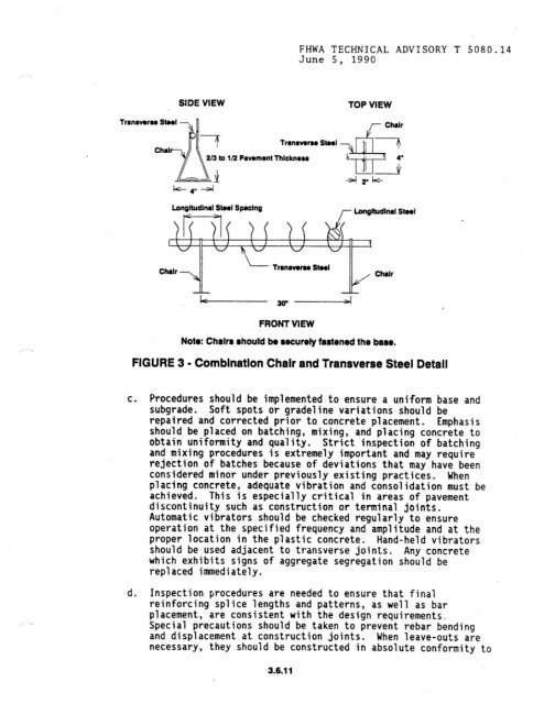 chapter 3 rigid pavement - DOT On-Line Publications - Department ...