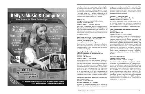 2010 Program - Saskatchewan Music Alliance