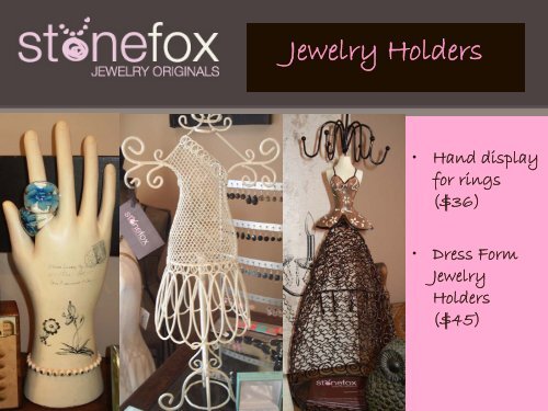 holiday gift guide - Shop Online At Stonefox Jewelry Originals ...