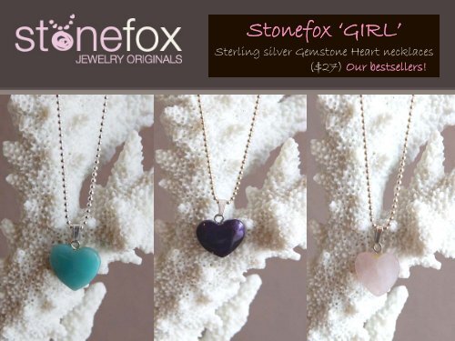 holiday gift guide - Shop Online At Stonefox Jewelry Originals ...