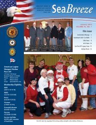 this issue - American Legion Newport Harbor Post 291