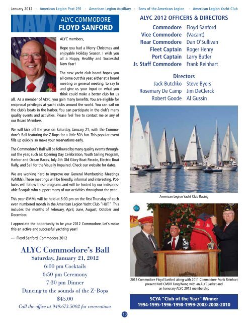 this issue - American Legion Newport Harbor Post 291