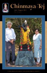 July/August 2012 [Vol 23. No. 4] - Chinmaya Mission San Jose