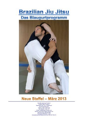 Brazilian Jiu Jitsu - Der Weg zum Blaugurt - Fighter-Fitness Akademie