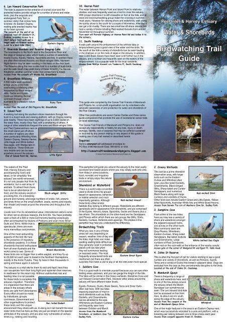 Birdwatching Trail Guide