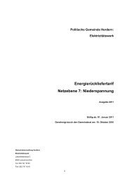 Energierückliefertarif Netzebene 7 ... - Gemeinde Herdern