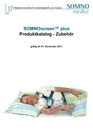 Katalog ZubehÃ¶r SOMNOscreen plus