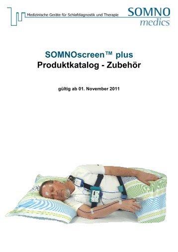 Katalog ZubehÃ¶r SOMNOscreen plus