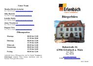 Bürgerbüro - Erlenbach a.Main