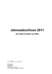 Jahresabschluss 2011 - Frankfurt am Main