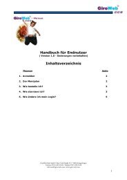 PDF-Download Endbenutzer-Handbuch GiroWeb - Stadt Geislingen