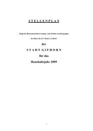 Stellenplan 1996 - Stadt Gifhorn