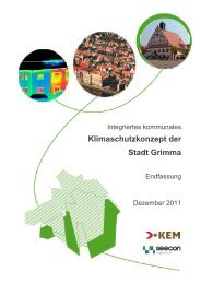 Klimaschutzkonzept der Stadt Grimma