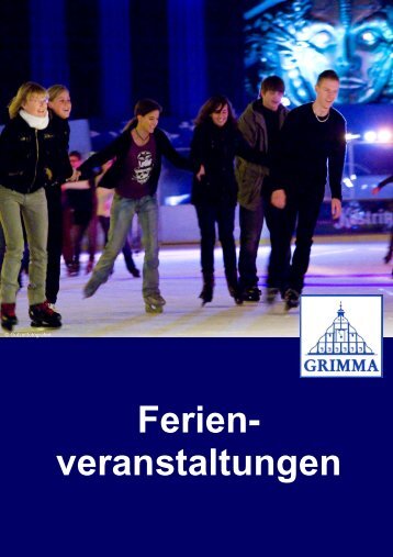 Ferienveranstaltungen - Stadt Grimma