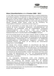 Bilanz Zukunftsinitiative altmühlfranken 2009 - 2012 - Solnhofen