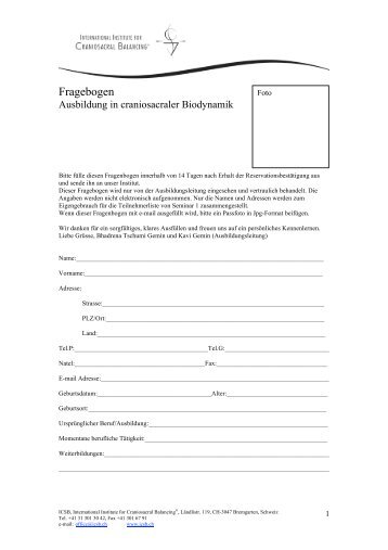 Fragebogen Druckversion als pdf - International Institut for ...