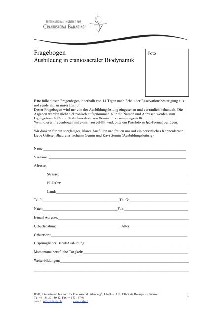 Fragebogen Druckversion als pdf - International Institut for ...