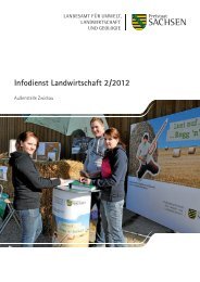 Infodienst Landwirtschaft 2/2012 - Sächsisches Staatsministerium ...