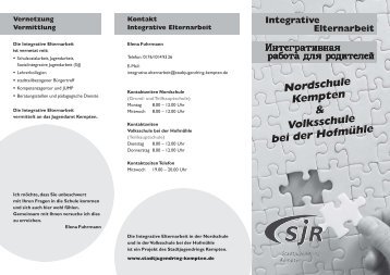 Informationen - Stadtjugendring Kempten