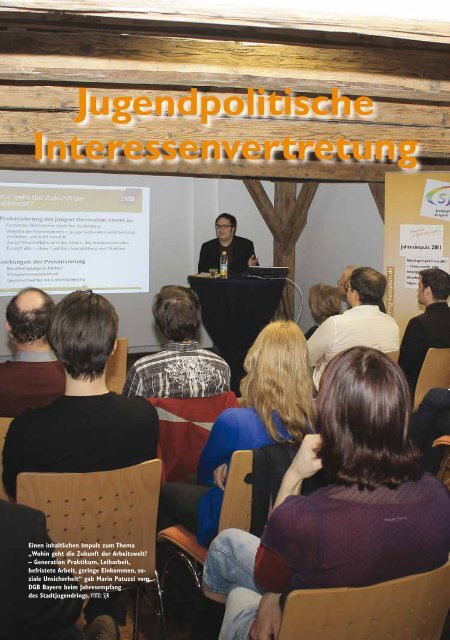 Jahresbericht 2011 - Stadtjugendring Kempten