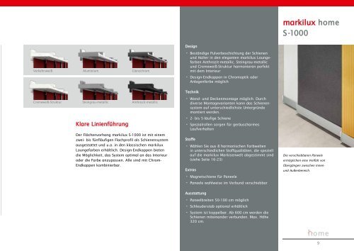 Prospekt markilux home Senkrechtverschattungen (PDF 4.37 MB)