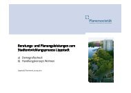 Beratungs Beratungs- und Planungsleistungen zum und ... - Lippstadt