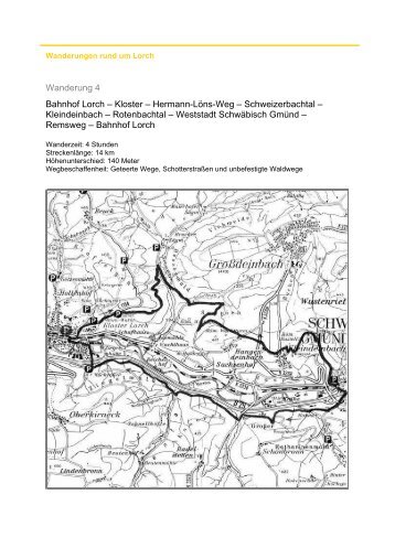 Wanderung 4 - Stadt Lorch