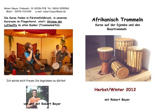 Afrikanisch Trommeln - Sonnenstrahl-online.de