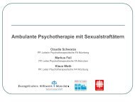 Ambulante Psychotherapie mit Sexualstraftätern - Stadtmission ...