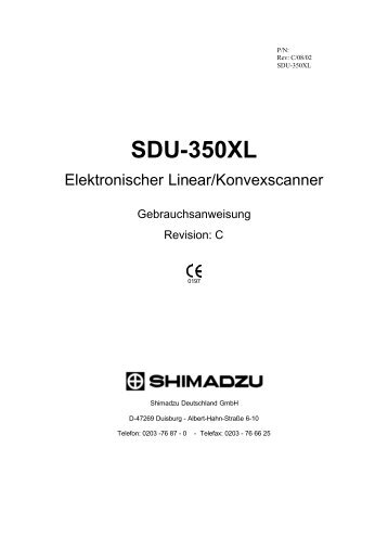 SDU-350XL - Sonowied GmbH