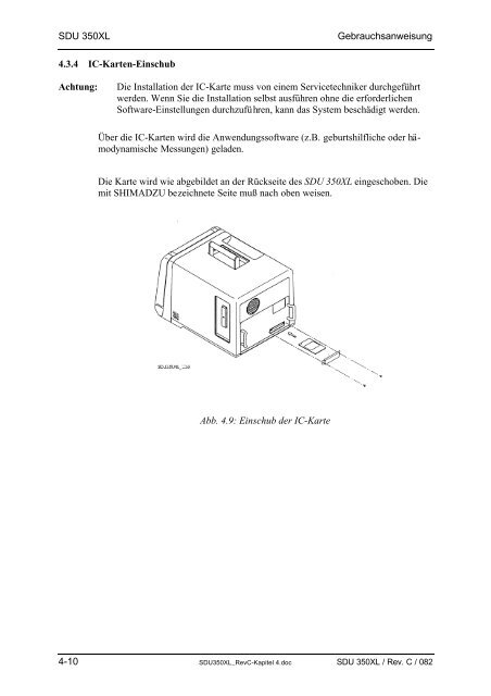 SDU-350XL - Sonowied GmbH