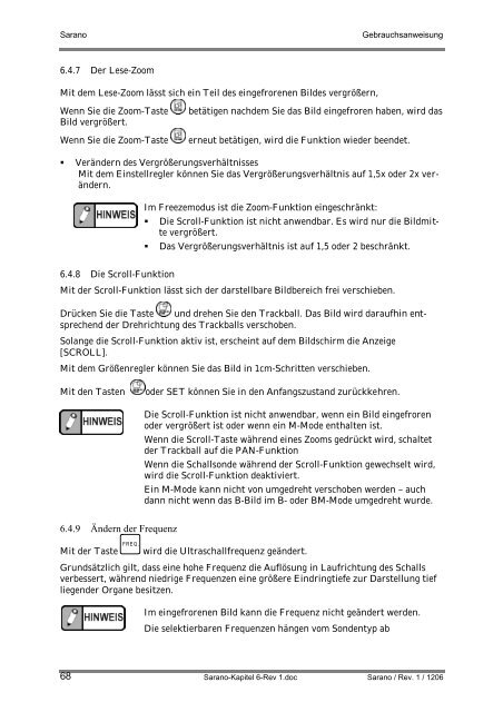 Sarano-Einleitung-Rev 1 - Sonowied GmbH