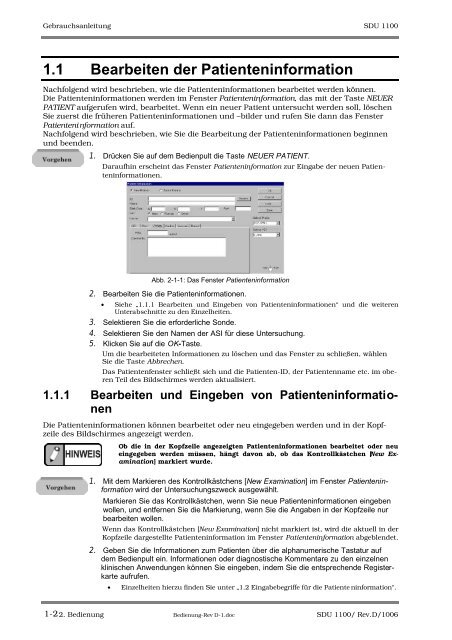 SDU-1100 - Sonowied GmbH