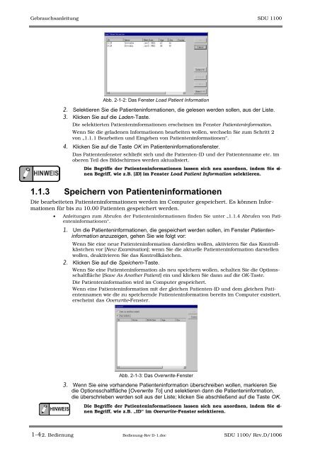 SDU-1100 - Sonowied GmbH