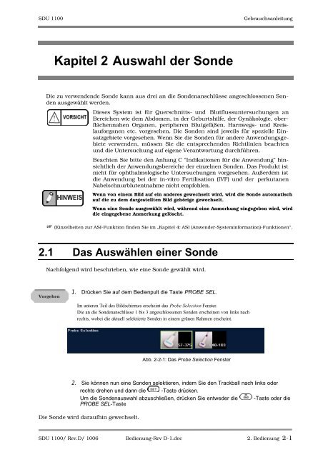 SDU-1100 - Sonowied GmbH