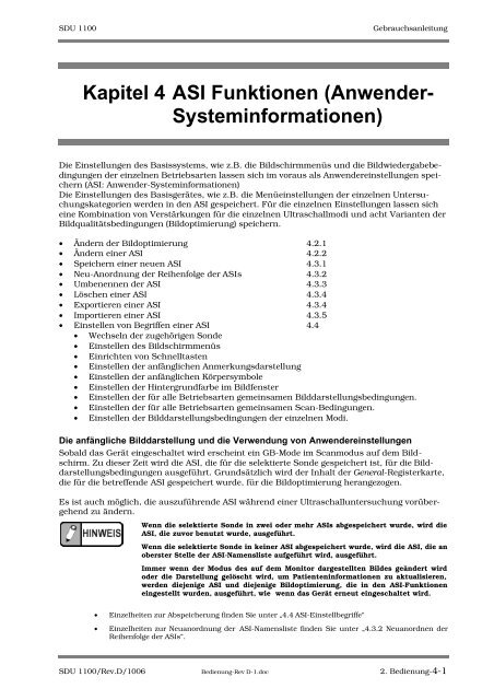 SDU-1100 - Sonowied GmbH