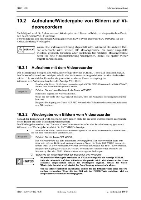 SDU-1100 - Sonowied GmbH